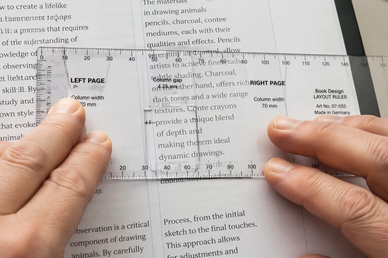 Aligning Text Blocks in Multipage Documents