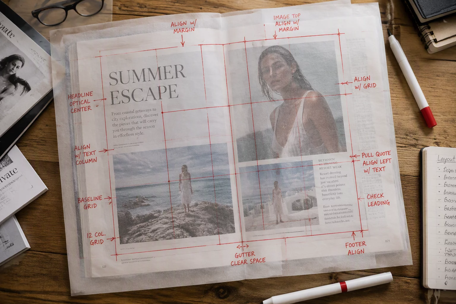 Magazine Editorial Spread Analysis
