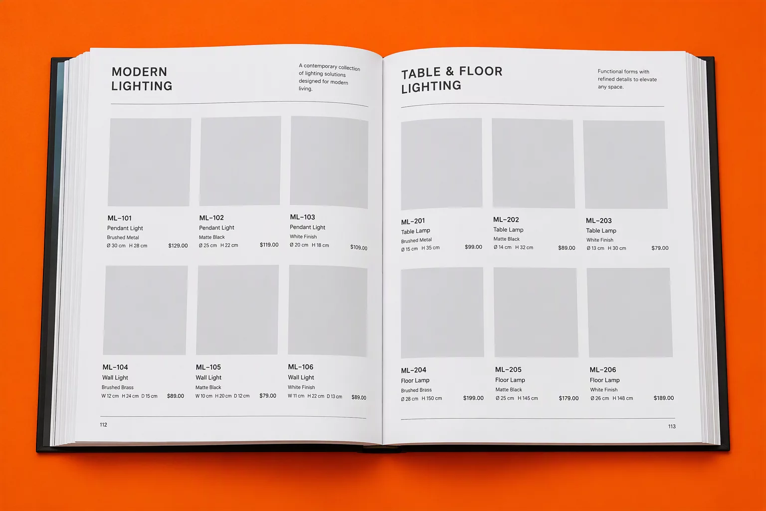 Product Catalog Structural Design